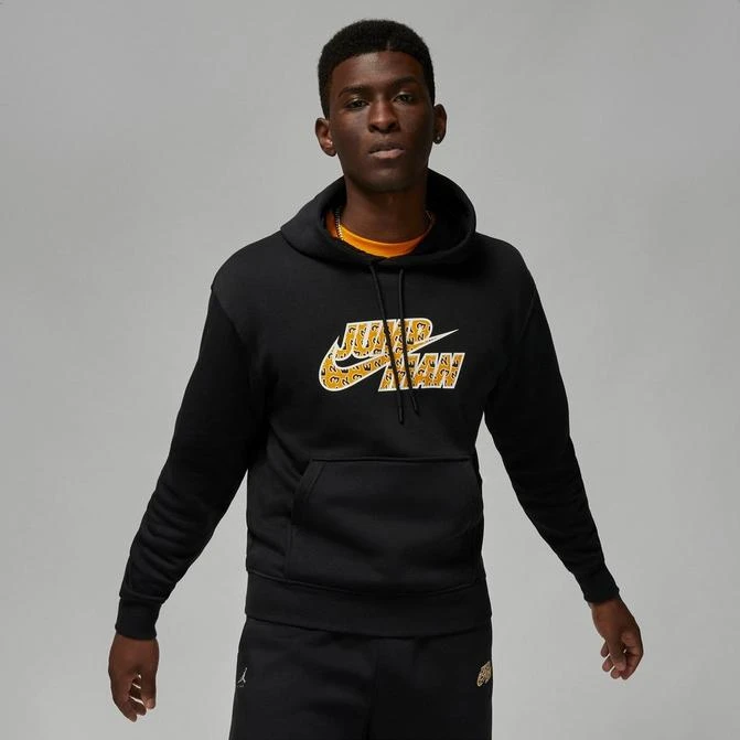 商品Jordan|Men's Jordan Flight MVP Jumpman Fleece Pullover Hoodie,价格¥636,第1张图片