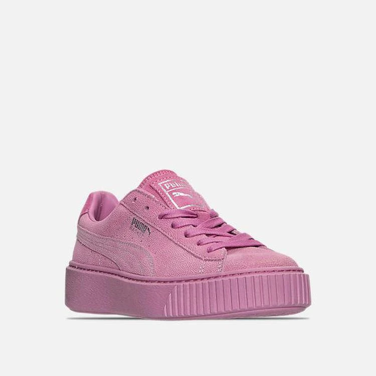 商品Puma|女士绒面平底休闲鞋,价格¥409,第1张图片