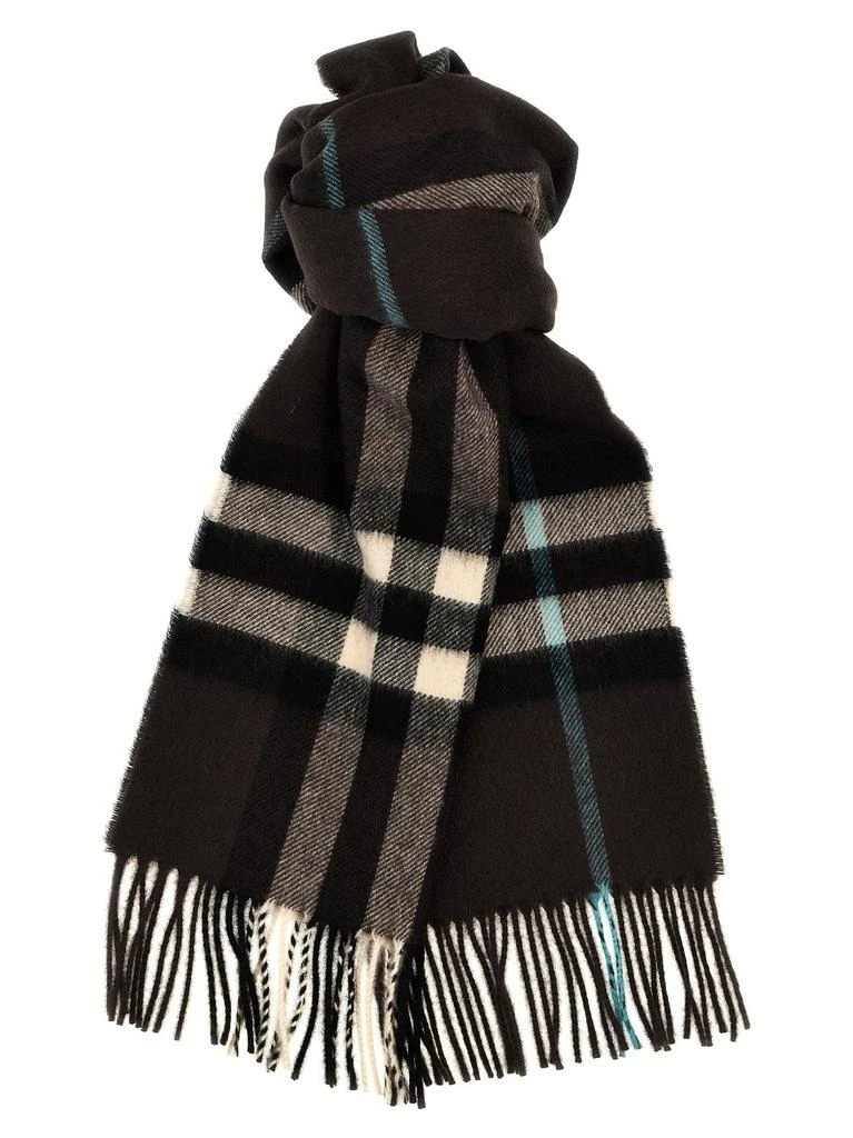 商品Burberry|Burberry Checked Fringed-Edge Scarf,价格¥2796,第1张图片