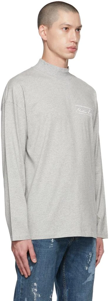 商品Martine Rose|Gray Printed Long Sleeve T-Shirt,价格¥531,第2张图片详细描述