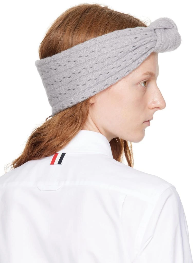 商品Thom Browne|Gray Knot Headband,价格¥2713,第3张图片详细描述