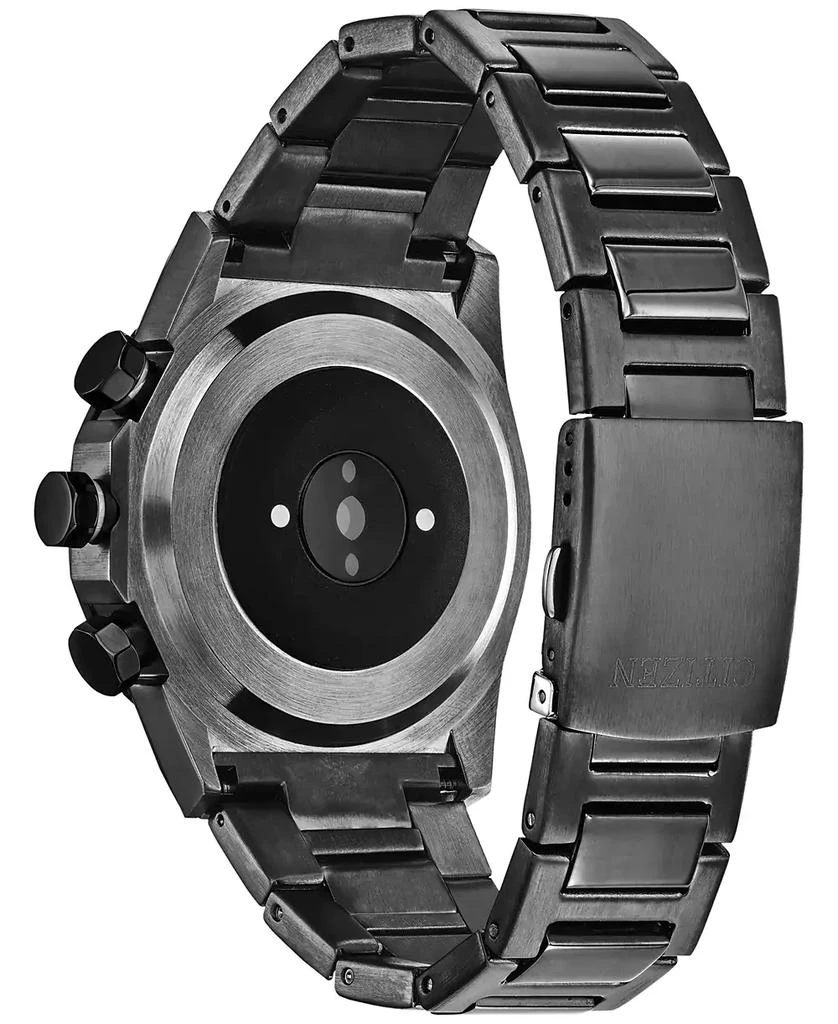 商品Citizen|Men's CZ Smart Hybrid HR Grey Ion-Plated Stainless Steel Bracelet Smart Watch 44mm,价格¥2066,第3张图片详细描述