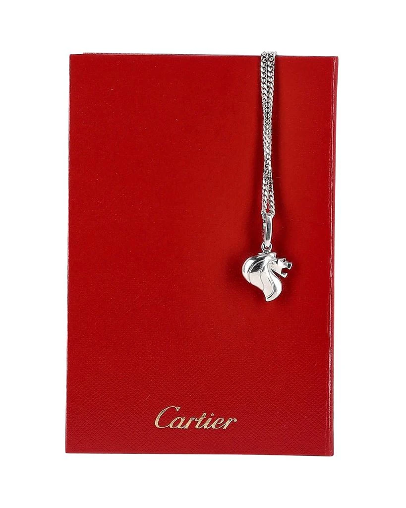 商品[二手商品] Cartier|Lion Head Pendant Necklace in 18k White Gold,价格¥11232,第3张图片详细描述