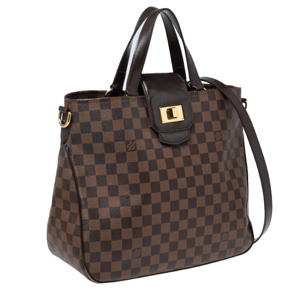 商品[二手商品] Louis Vuitton|Louis Vuitton Damier Ebene Canvas Cabas Rosebery Bag,价格¥5667,第5张图片详细描述