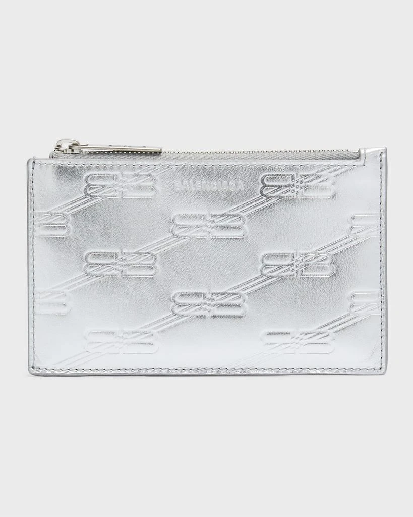 商品Balenciaga|Men's Embossed Monogram Long Coin And Card Holder In Box,价格¥1691,第1张图片