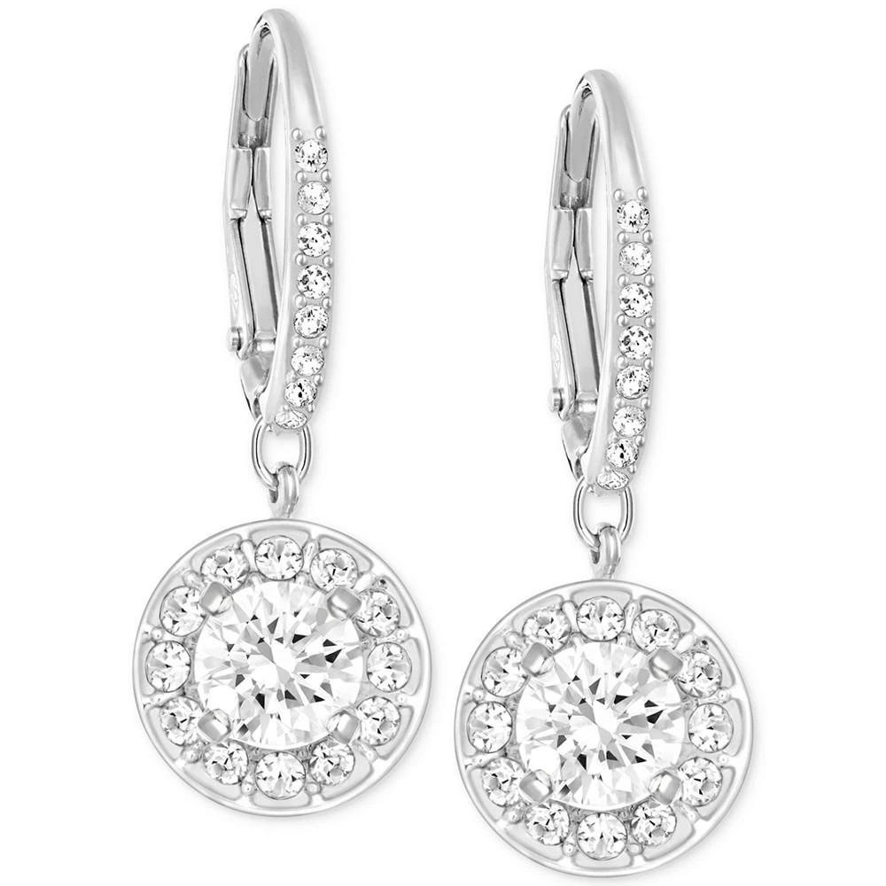 商品Swarovski|Silver-Tone Crystal Stone Drop Earrings,价格¥712,第1张图片