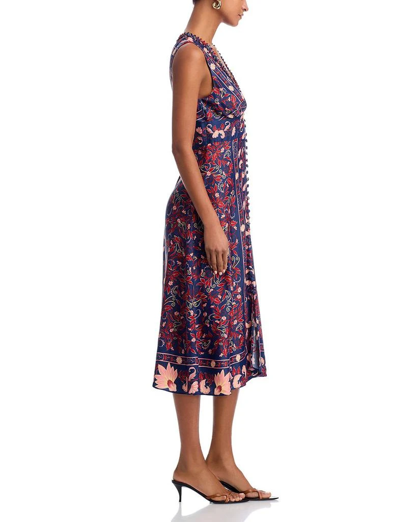 Boho Floral Scarf Midi Dress 商品