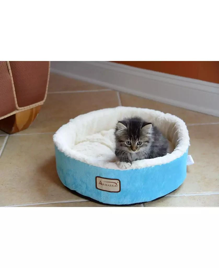 商品Macy's|15" Soft Plush Round Dount Cat Beds and Dog Cuddler,价格¥262,第4张图片详细描述