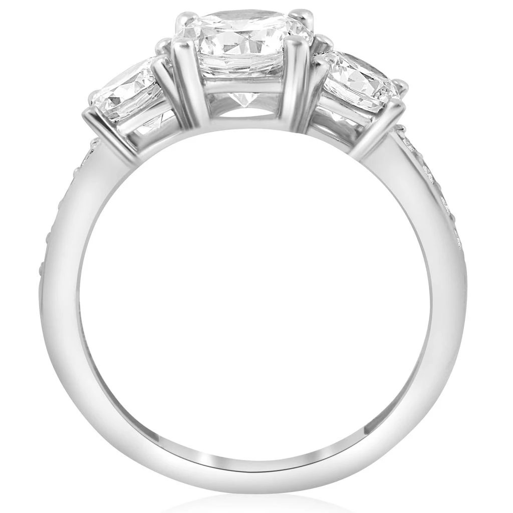 商品Pompeii3|1ct 3 stone ring 14k white gold,价格¥5031,第2张图片详细描述