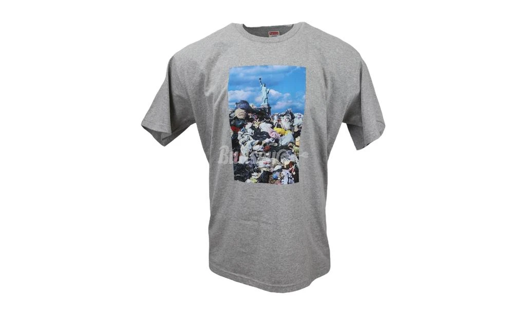 商品Supreme|Supreme American Trash Heather Grey T-Shirt,价格¥790,第1张图片