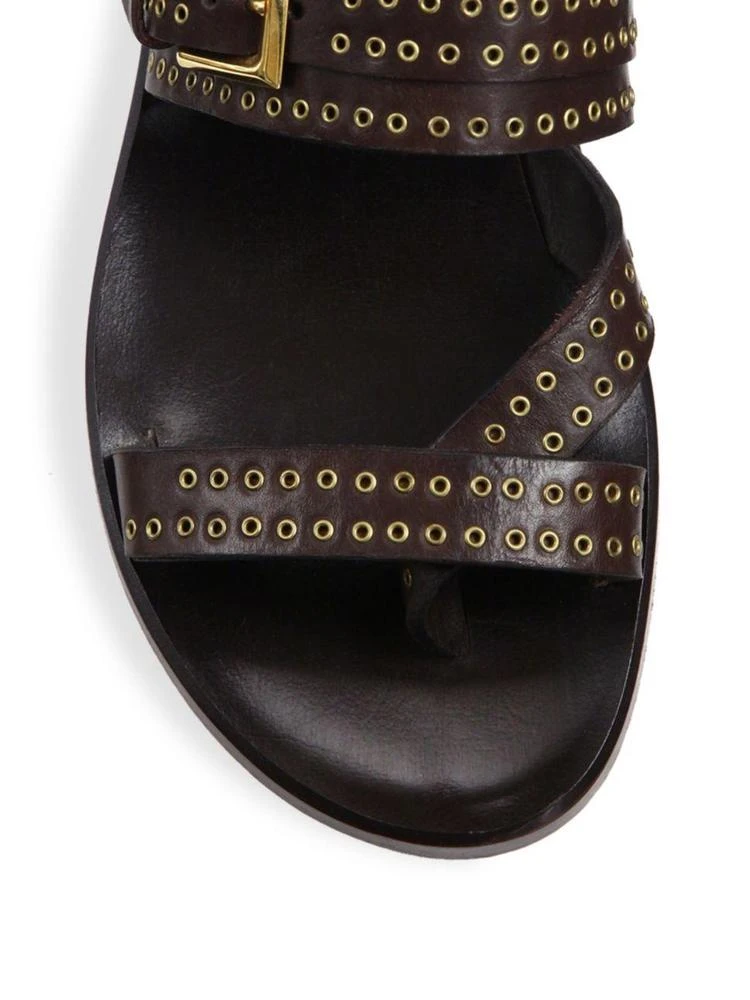 商品Louis Leeman|Double Strap Leather Sandals,价格¥4462,第3张图片详细描述