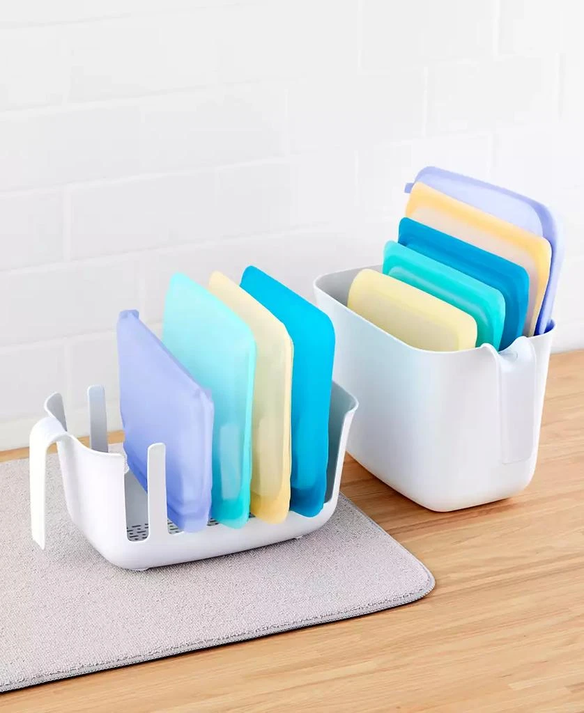 7" Dry Plus Store Bag Drying Rack and Bin Set, 2 Piece 商品