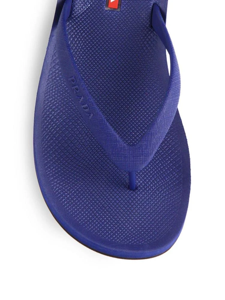 商品Prada|Saffiano Rubber Flip Flops,价格¥2174,第3张图片详细描述