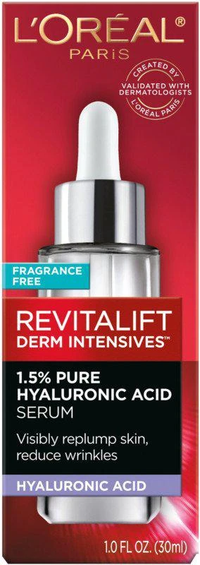 商品L'Oreal Paris|Revitalift Derm Intensives Hyaluronic Acid Serum,价格¥246,第2张图片详细描述