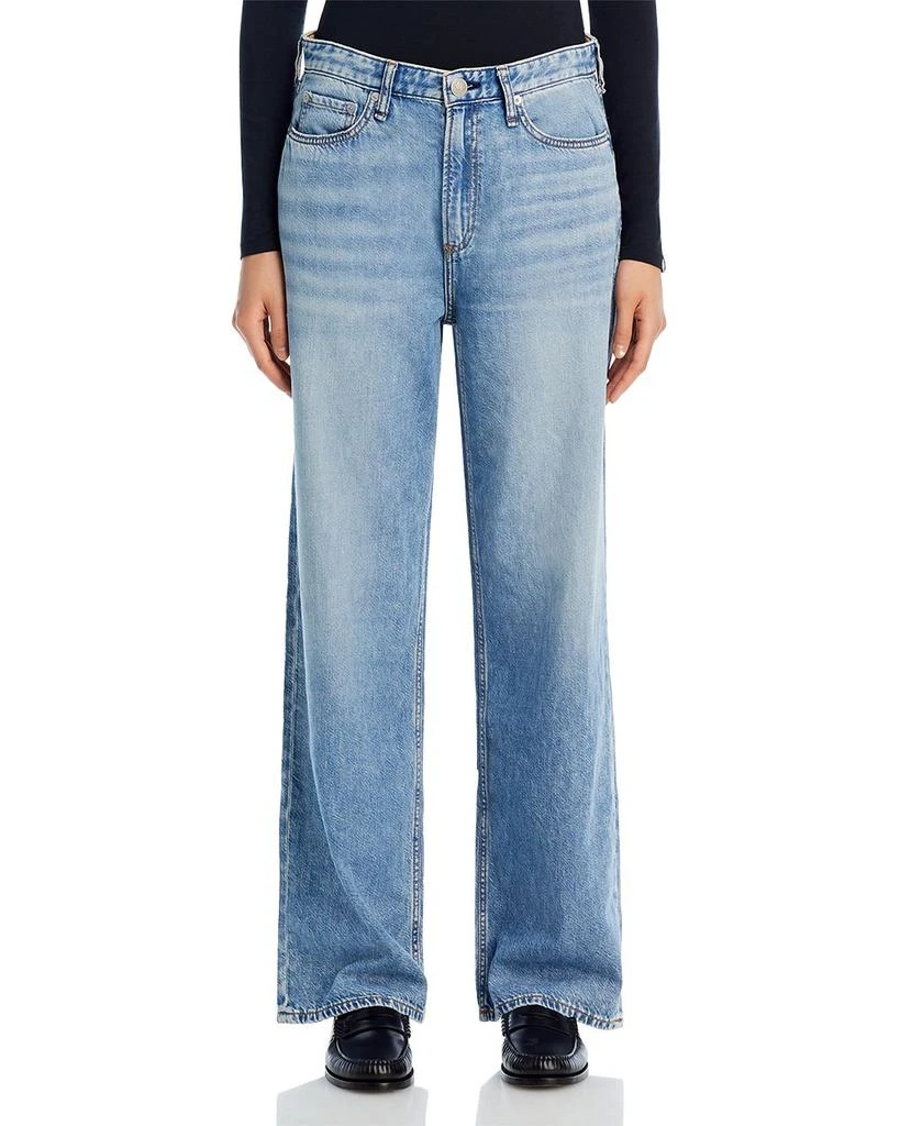 商品Rag & Bone|Logan Featherweight High Rise Wide Leg Jeans,价格¥1997,第4张图片详细描述