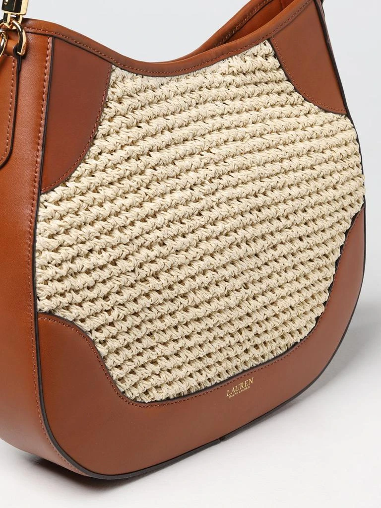 商品Ralph Lauren|Lauren Ralph Lauren hobo bag in woven straw,价格¥1260,第3张图片详细描述