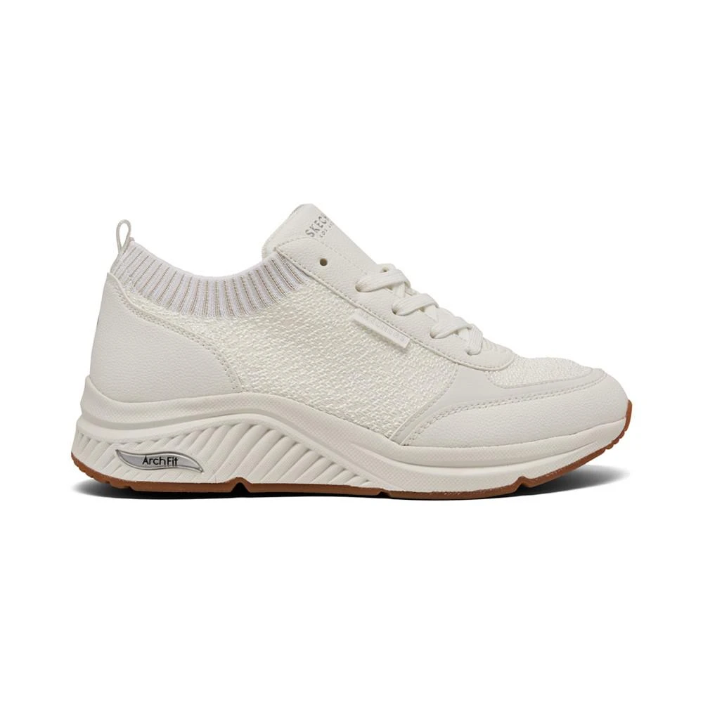 商品SKECHERS|Women's Arch Fit S-Miles - Walk On Casual Sneakers from Finish Line,价格¥528,第2张图片详细描述