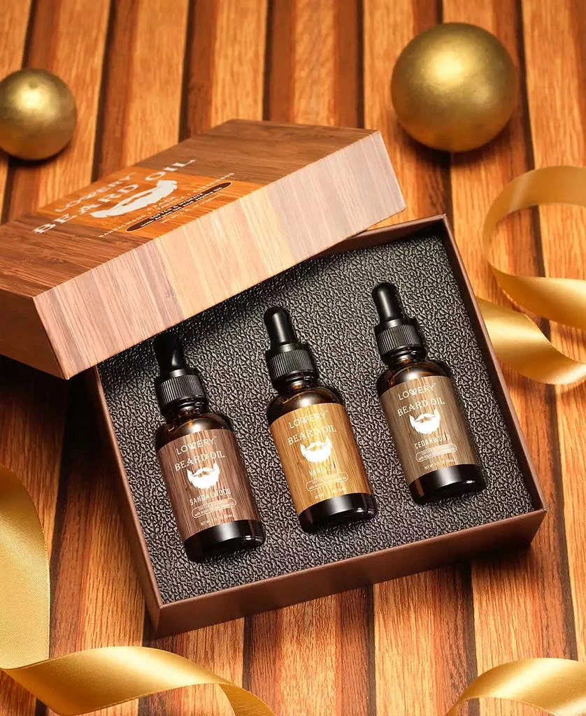 商品Lovery|Men's 3-Pc. Nourishing & Moisturizing Beard Oil Gift Set,价格¥188,第4张图片详细描述