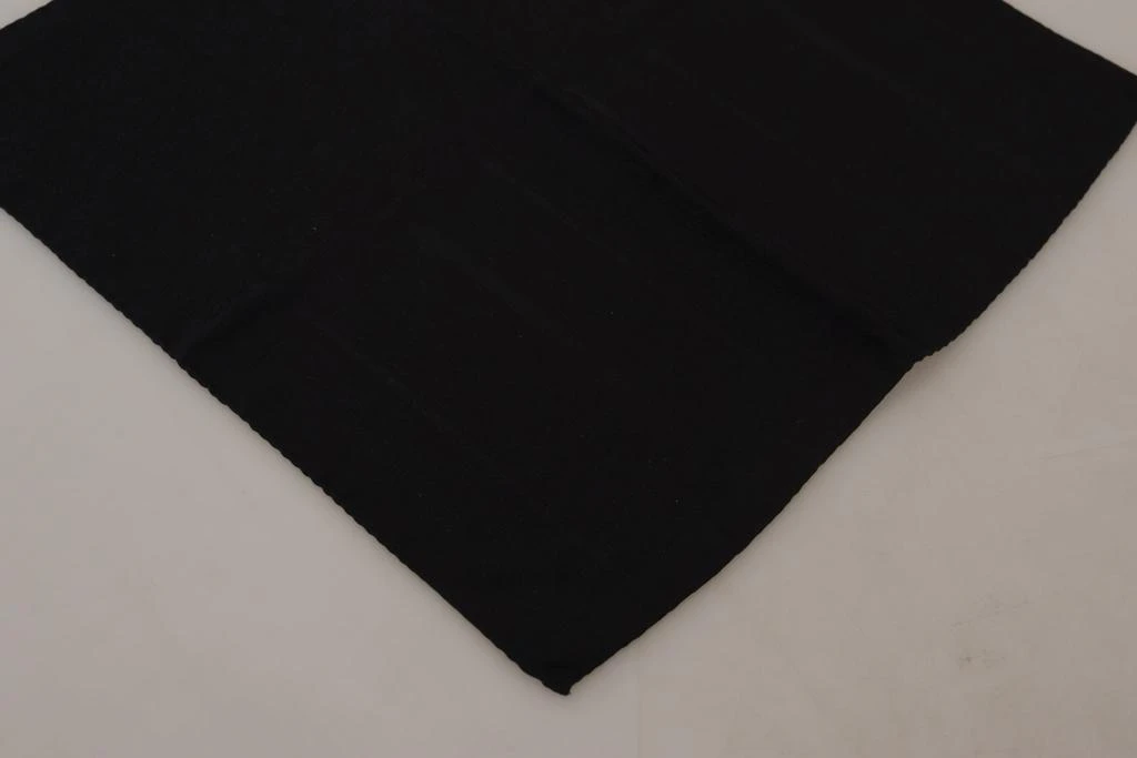 商品Dolce & Gabbana|Dolce & Gabbana Black Flora Design Mens Square Handkerchief Scarf,价格¥979,第4张图片详细描述
