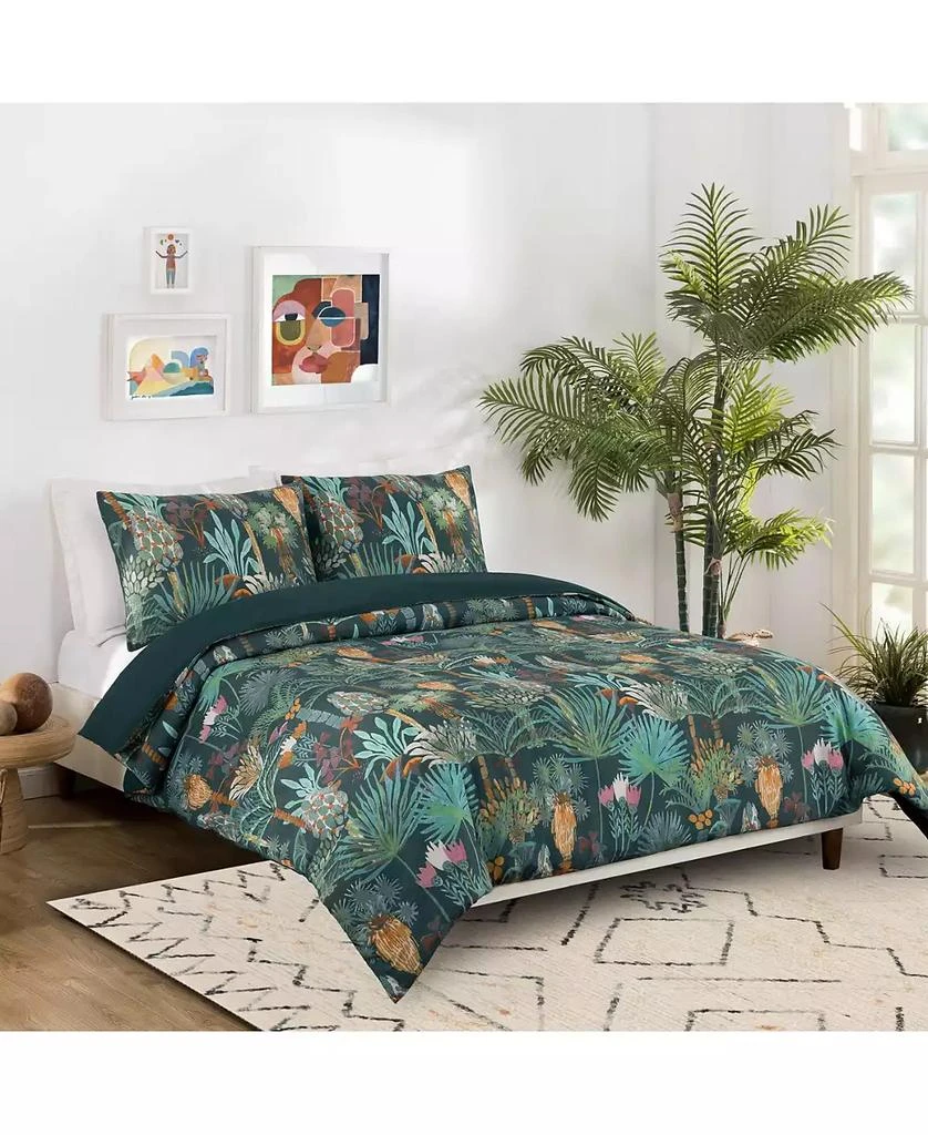 商品Justina Blakeney|Phoenix Cotton Sateen 3-Pc Duvet Cover Set,价格¥1069,第4张图片详细描述