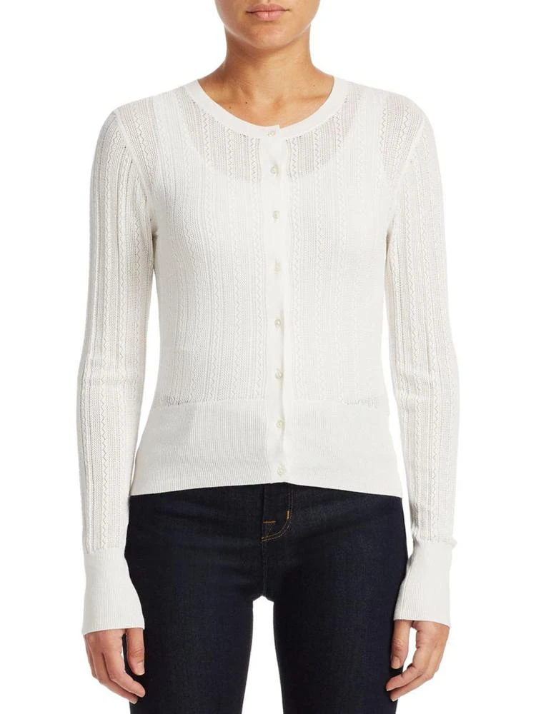 商品Theory|Lace Prosecco Knit Cardigan,价格¥986,第1张图片