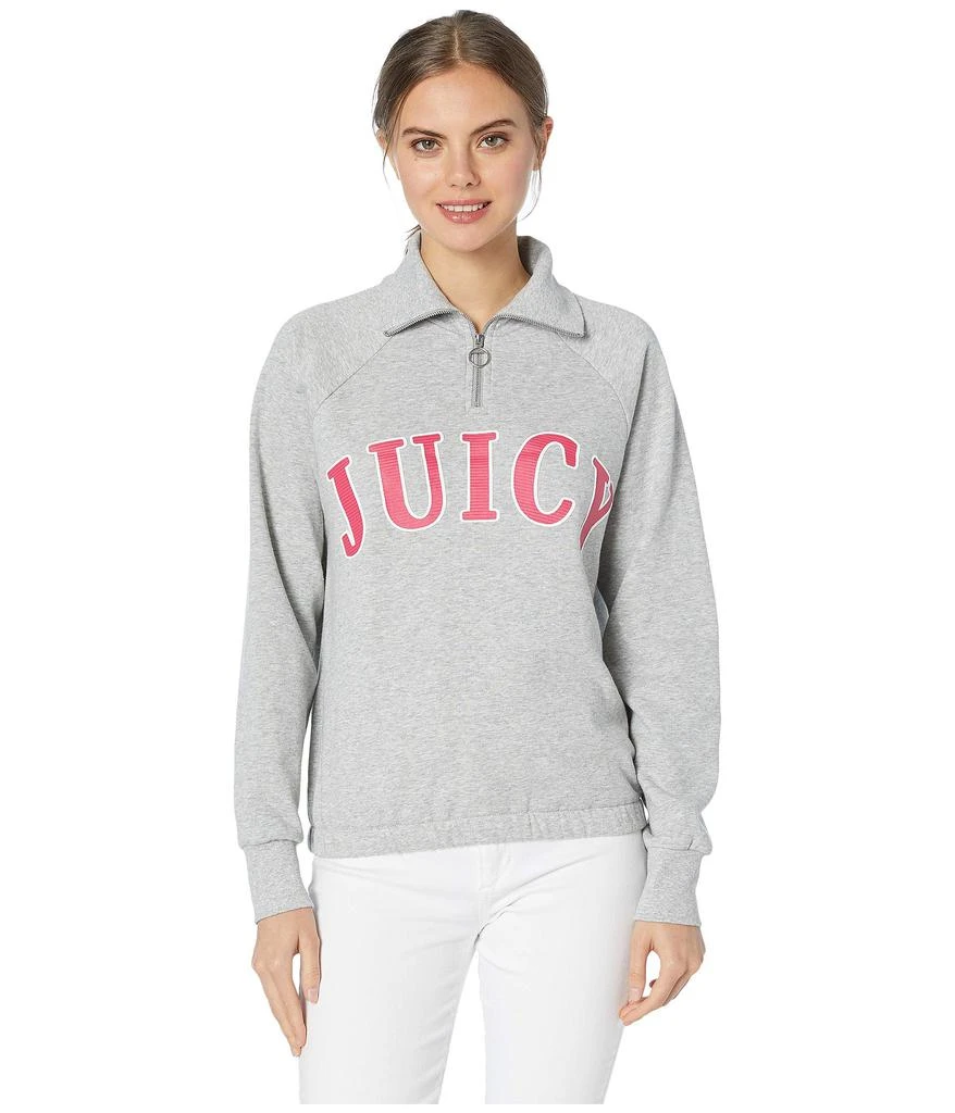 商品Juicy Couture|Raglan 1/2 Zip Fleece Pullover,价格¥301,第1张图片