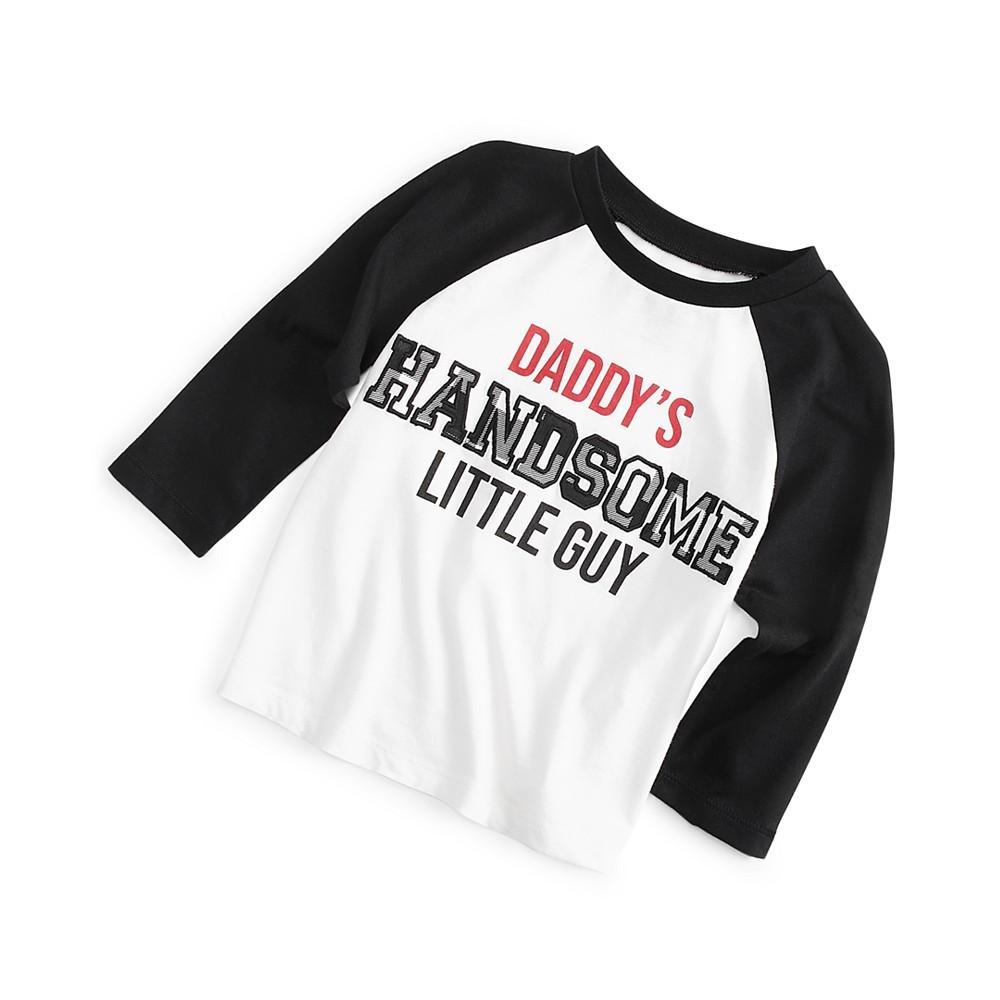 商品First Impressions|Baby Boys Handsome Raglan T-Shirt, Created for Macy's,价格¥53,第1张图片