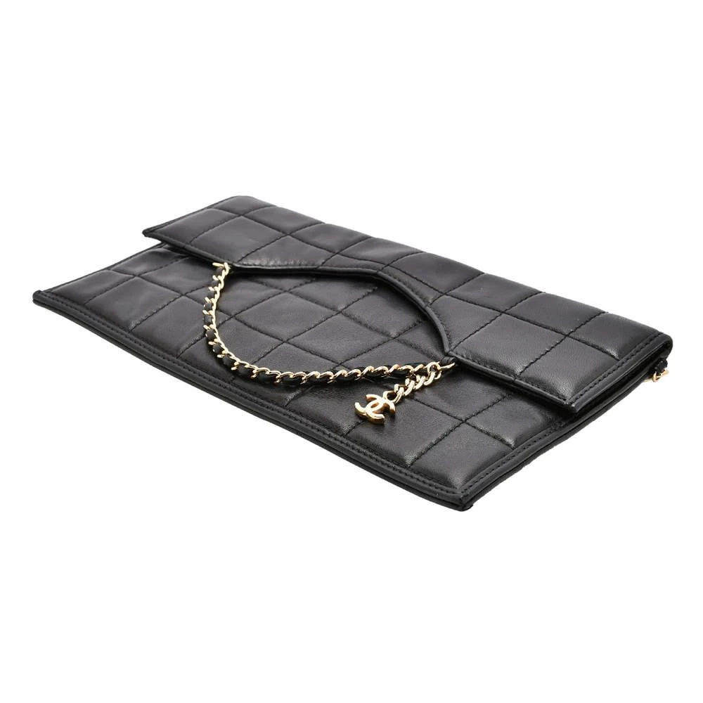 Chanel Box Quilted Leather Fold Down Envelope Clutch Bag 商品