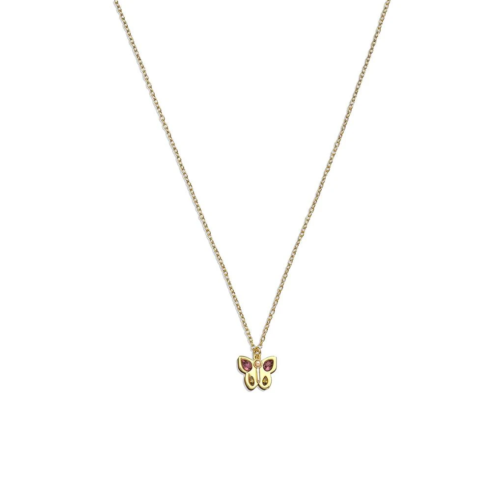 商品Coach|Butterfly Short Pendant Necklace,价格¥396,第1张图片