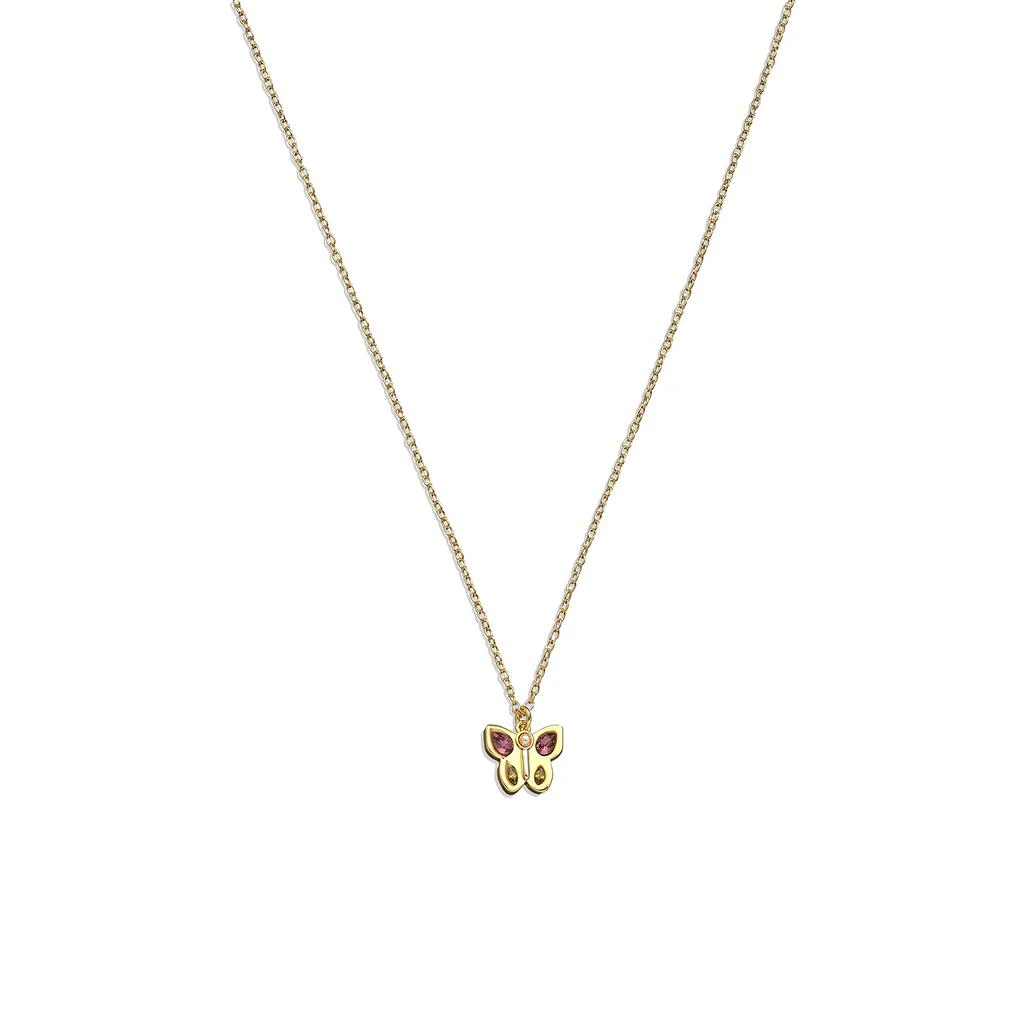 商品Coach|Butterfly Short Pendant Necklace,价格¥393,第1张图片