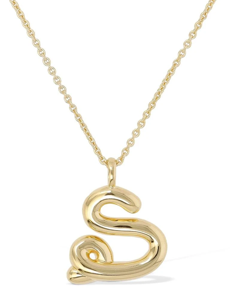 商品Missoma|Curvy Molten "s" Pendant Necklace,价格¥858,第1张图片