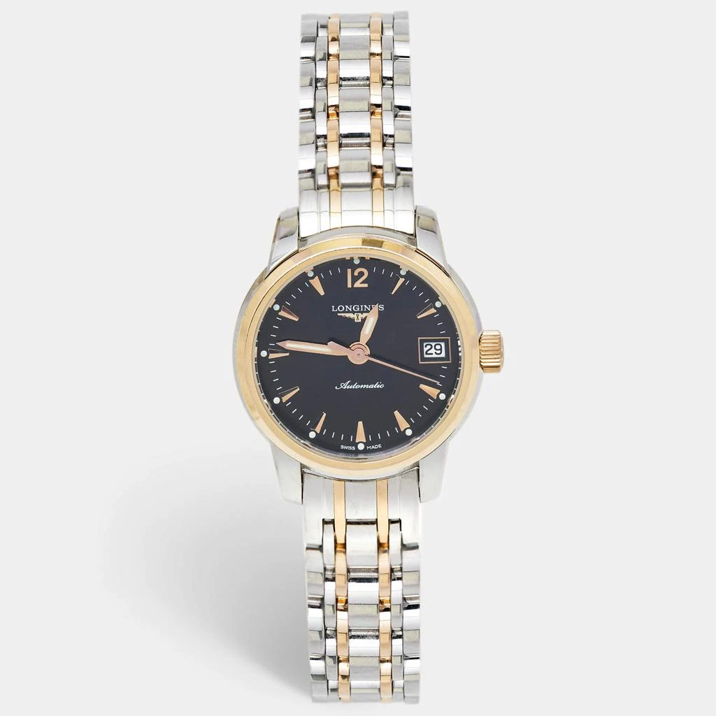 商品[二手商品] Longines|Longines Black 18k Rose Gold Stainless Steel Saint Imier L2.263.5.52.7 Women's Wristwatch 26 mm,价格¥6238,第1张图片