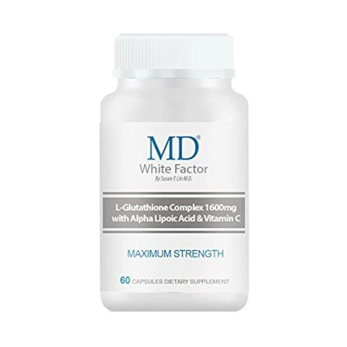 商品MD|MD® White Factor Skin Whitening Glutathione Detox Wellness Capsules,价格¥450,第1张图片