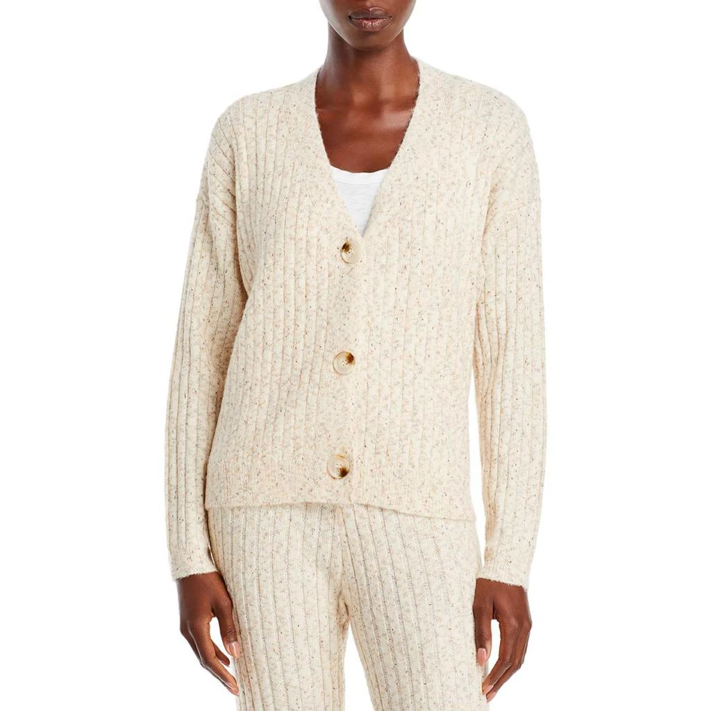 商品AQUA|Aqua Womens V-Neck Button Front Cardigan Sweater,价格¥107,第1张图片