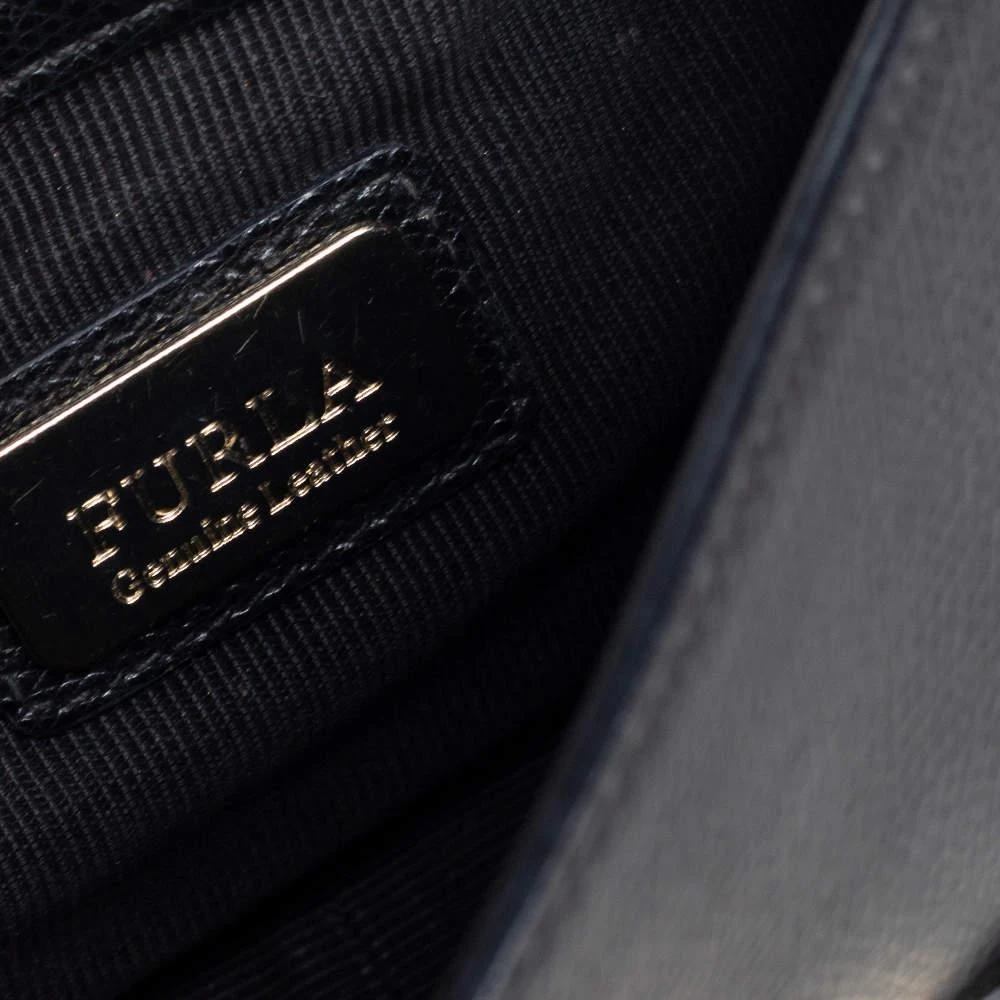 Furla Black Leather Mini Metropolis Top Handle Bag 商品