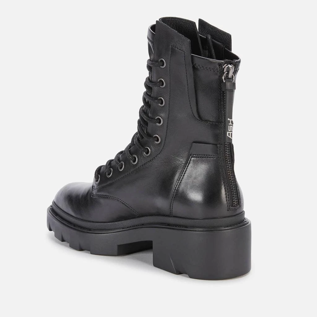 商品Ash|ASH WOMEN'S MADNESS LEATHER LACE UP BOOTS - BLACK,价格¥1171,第3张图片详细描述