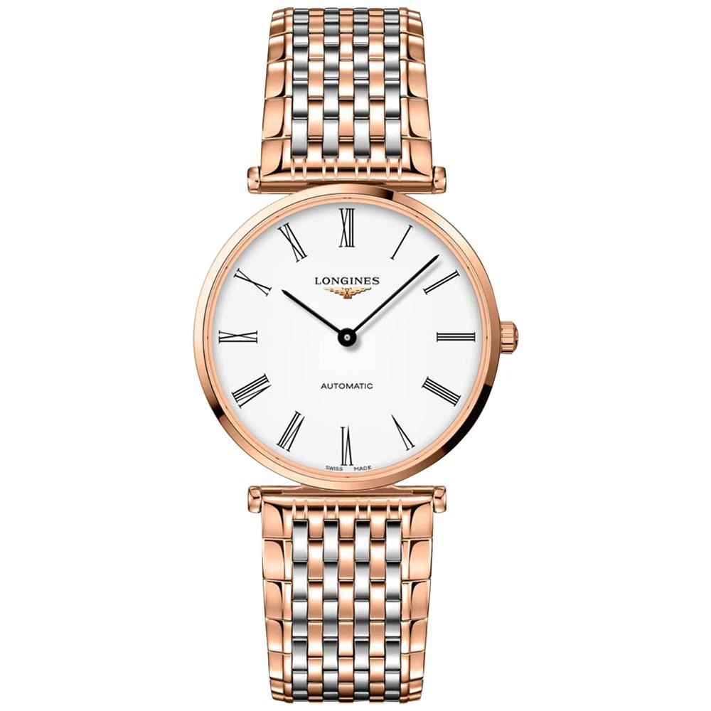 商品Longines|Women's Swiss Automatic La Grande Classique de Longines Two-Tone Stainless Steel Bracelet Watch 38mm,价格¥14569,第1张图片