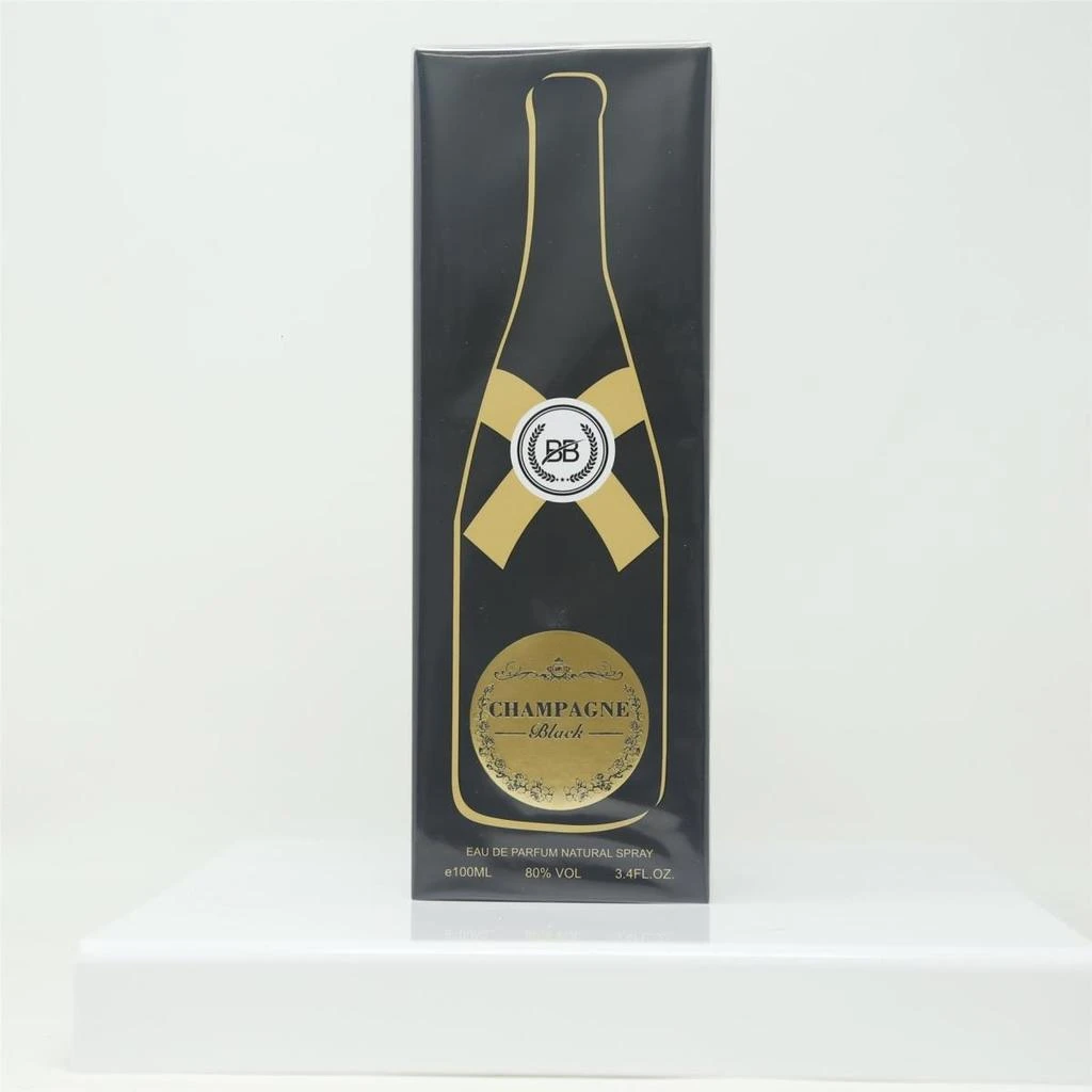 商品CHAMPAGNE|Champagne  3.4 oz Champagne Black Eau De Parfum Spray for Men,价格¥241,第1张图片