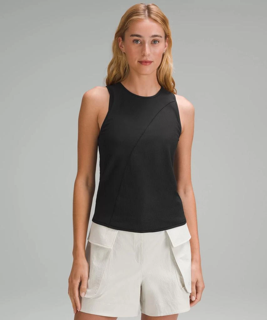 商品Lululemon|Asymmetrical Ribbed Cotton Tank Top,价格¥368,第1张图片