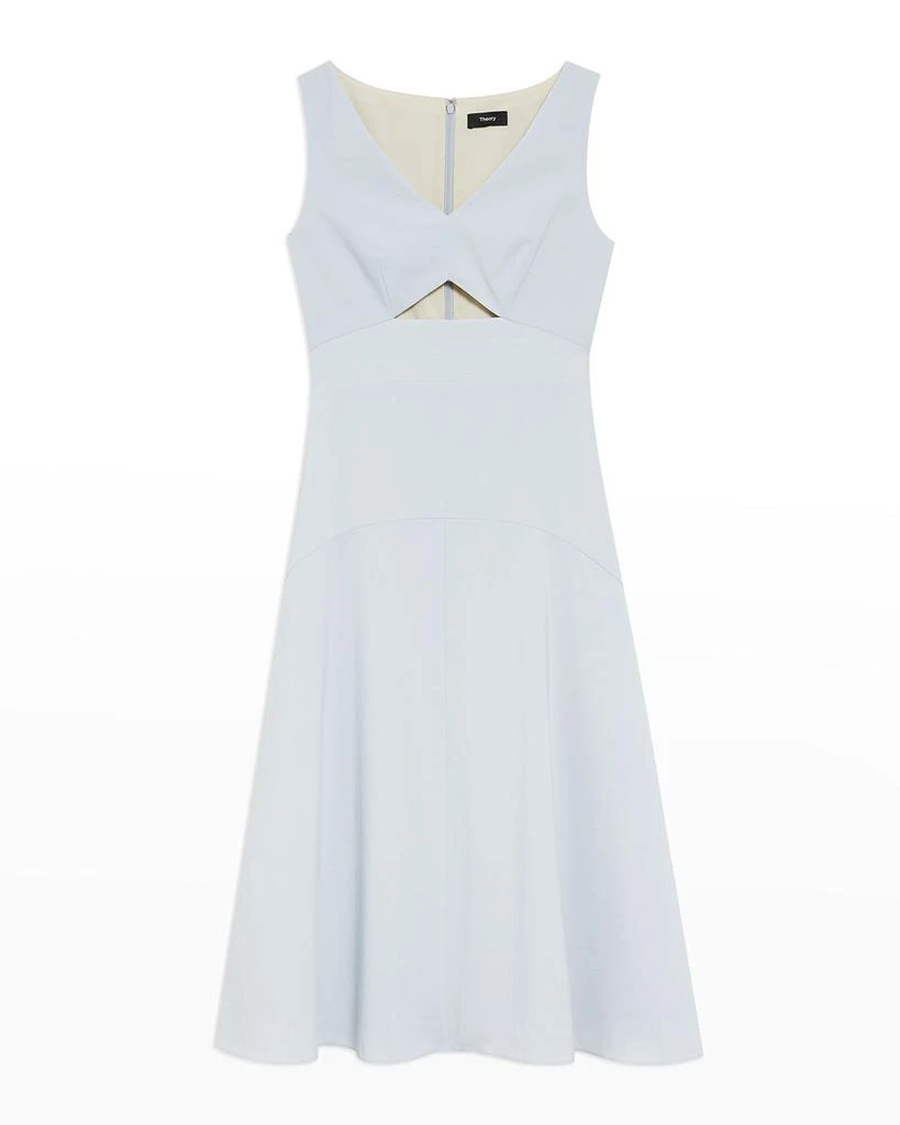 商品Theory|Sleeveless Cutout Midi Dress,价格¥2210,第2张图片详细描述