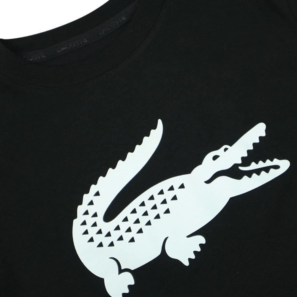 Black & White Crocodile Logo T Shirt商品第2张图片规格展示