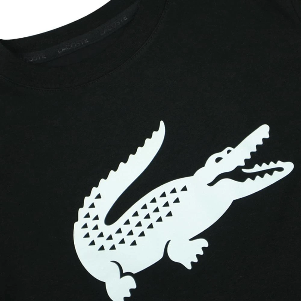 商品Lacoste|Black & White Crocodile Logo T Shirt,价格¥144,第2张图片详细描述