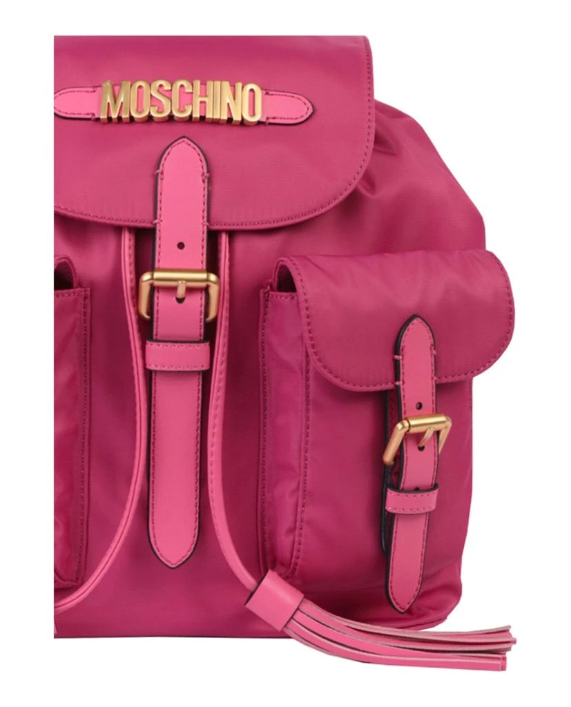 商品Moschino|Nylon Logo Plaque Backpack,价格¥3793,第3张图片详细描述