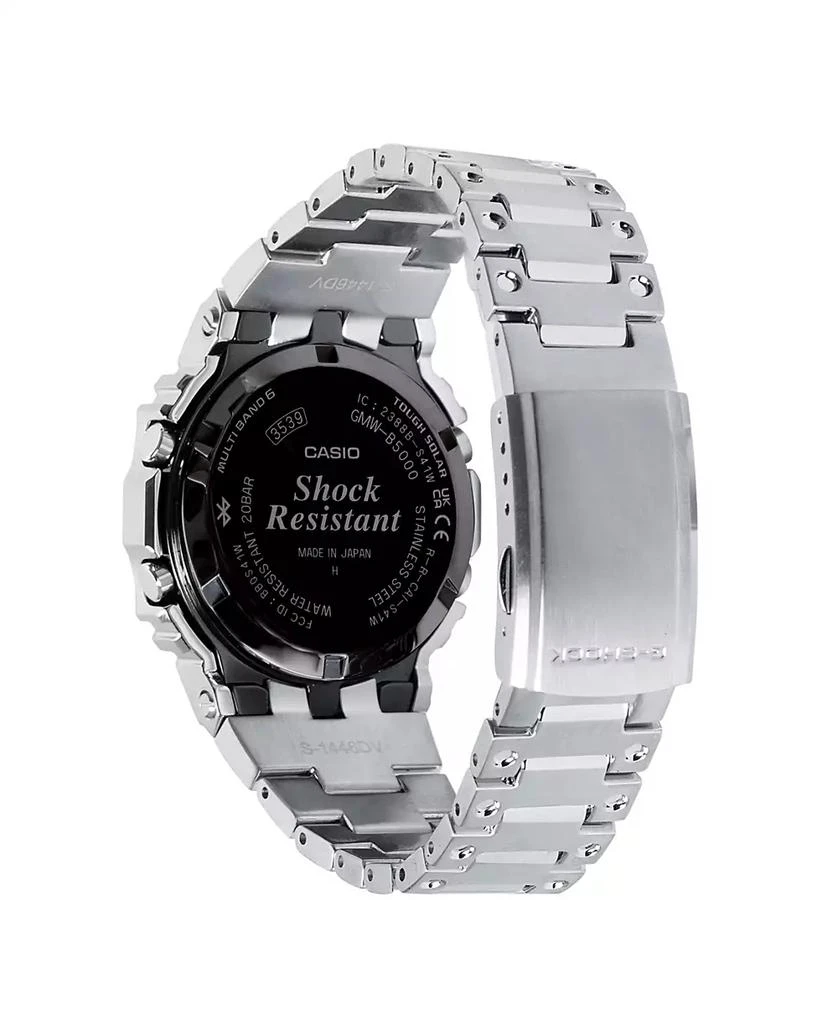 商品G-Shock|Mens Digital Silver Tone Stainless Steel Watch, 49.3mm, GMWB5000D-2,价格¥4243,第3张图片详细描述