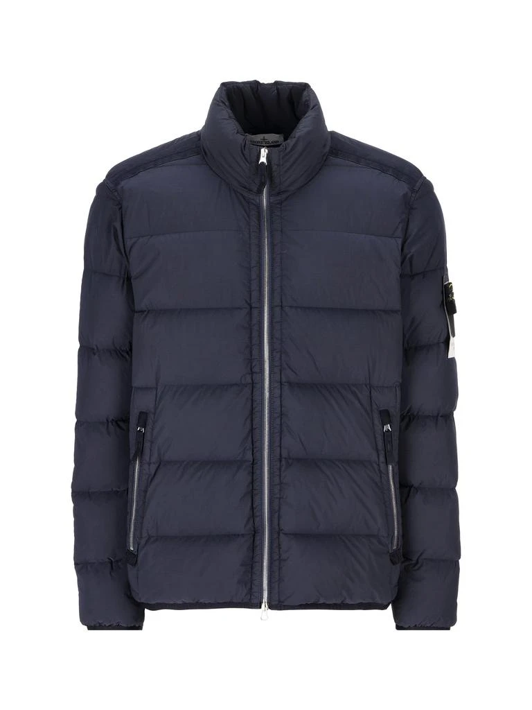 商品Stone Island|Stone Island Logo Patch High-Neck Padded Jacket,价格¥5893,第1张图片