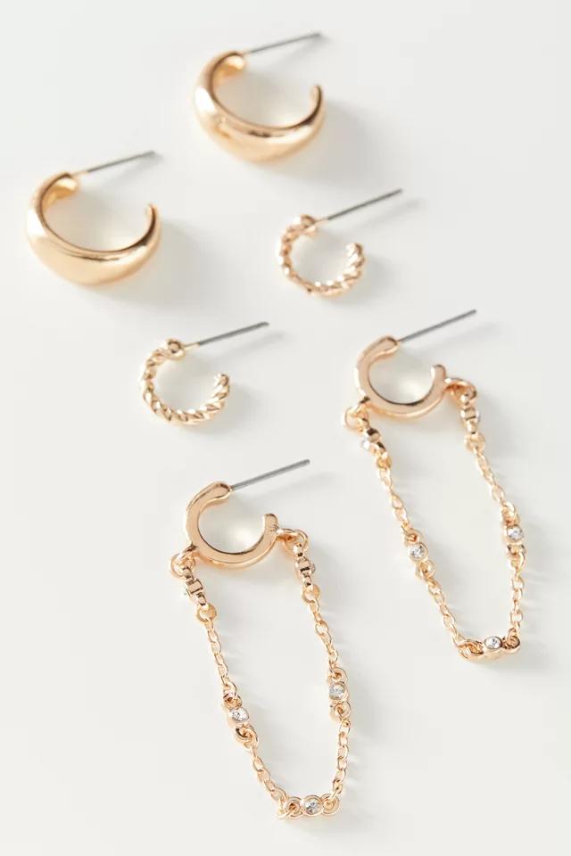 Raia Mini Hoop Earring Set商品第2张图片规格展示