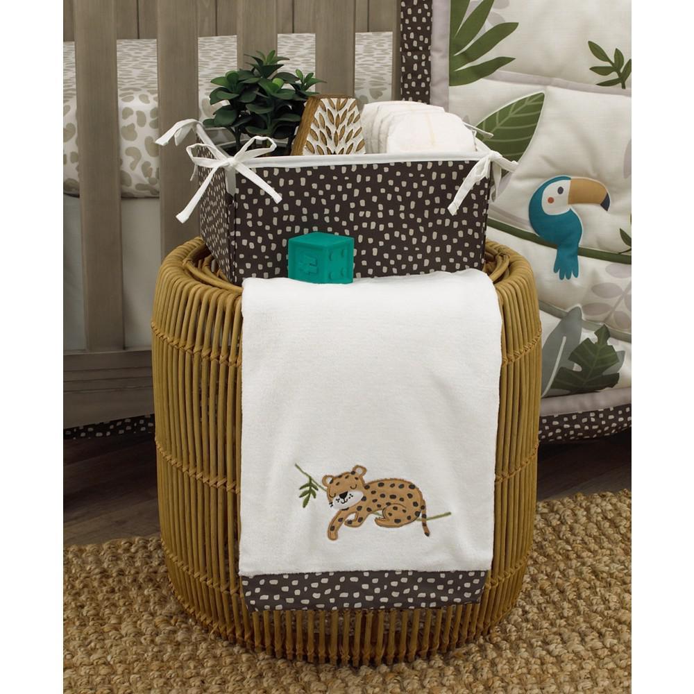 商品Macy's|Jungle Gym Super Soft Baby Blanket with Cheetah Applique,价格¥259,第5张图片详细描述