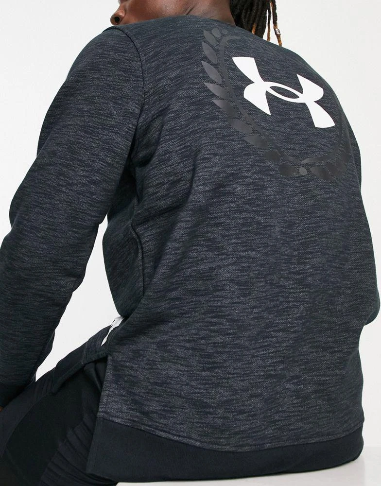 商品Under Armour|Under Armour Training sweatshirt with back print in grey,价格¥295,第3张图片详细描述