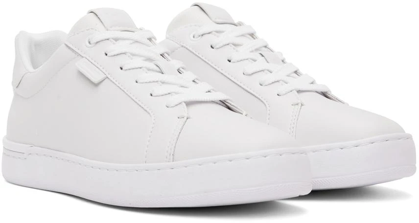 商品Coach|White Lowline Low-Top Sneakers,价格¥653,第4张图片详细描述