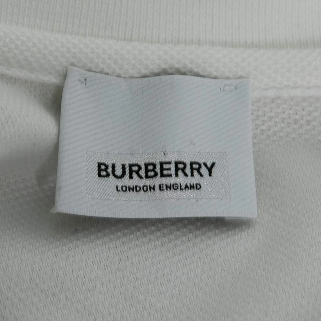 商品[二手商品] Burberry|Burberry White Cotton Pique Short Sleeve Polo T-Shirt M,价格¥1117,第4张图片详细描述